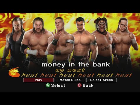 WWE SMACKDOWN! VS. RAW 2008: MONEY IN THE BANK LADDER MATCH I GAMEPLAY I GAMES HD