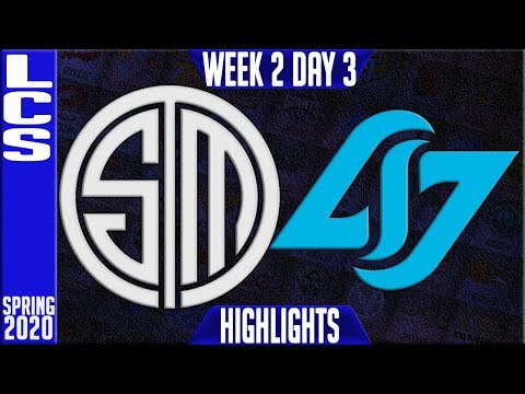 TSM vs CLG Highlights | LCS Spring 2020 W2D3 | Team Solomid vs Counter Logic Gaming