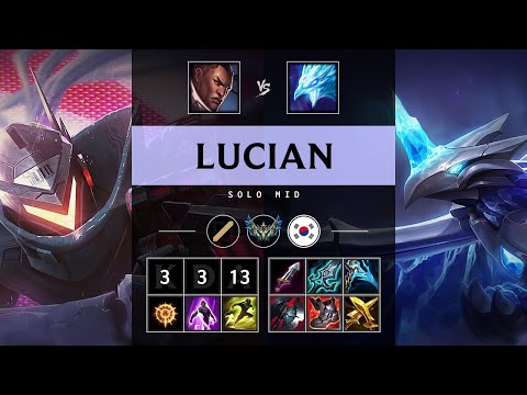 Lucian Mid vs Anivia - KR Challenger Patch 25.16
