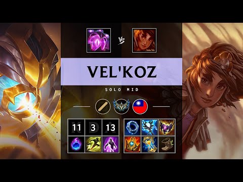 Vel'Koz Mid vs Taliyah - TW Challenger Patch 25.15