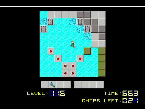 Chip's Challenge - Level 116 - Block Buster II