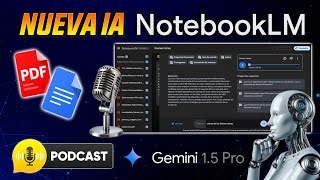 Crea PODCASTs de tus DOCUMENTOS 100% Gratis con NotebookLM 🚀