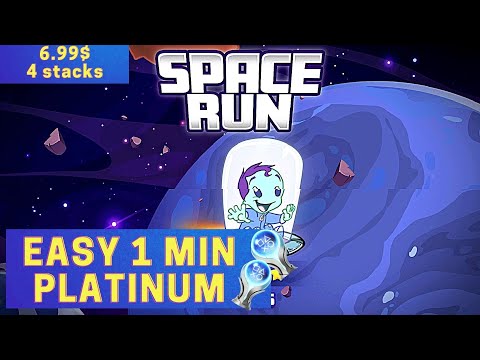 EASY 1 Minute Platinum || Space Run Trophy & Achievement Guide