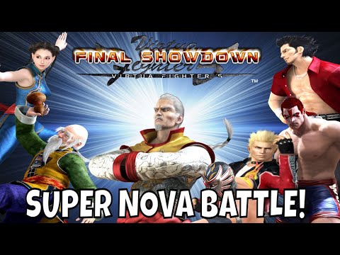 VF5FS- SUPER NOVA BATTLE! (Virtua Fighter 5: Final Showdown)- Lau & Pai Chan, Shun Di matches, FGC.