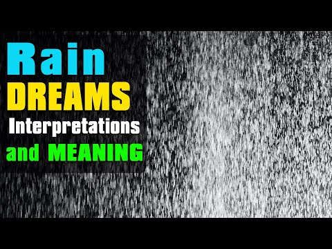 Dream meaning about rain Interpret Now! - Dreams about rain: interpretation and meaning