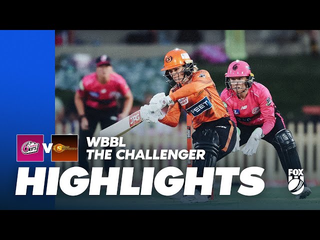 Who will advance to the final? 💥 | Sydney Sixers v Perth Scorchers | WBBL 11 Challenger | Highlights