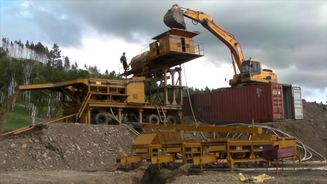 Gold Mining Equipment - Gold Wash Plant for Mongolia Gold Mine - Field Video