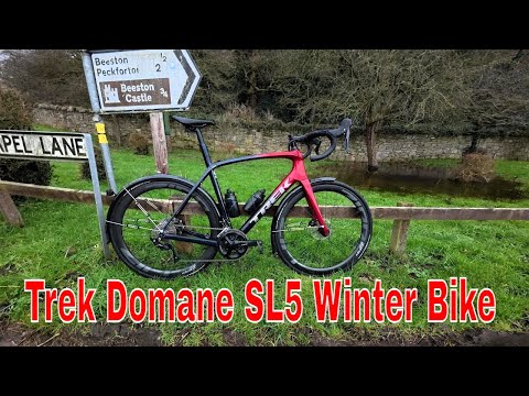 Trek Domane SL5 Winter Bike Setup & Review: The Perfect Winter Bike?