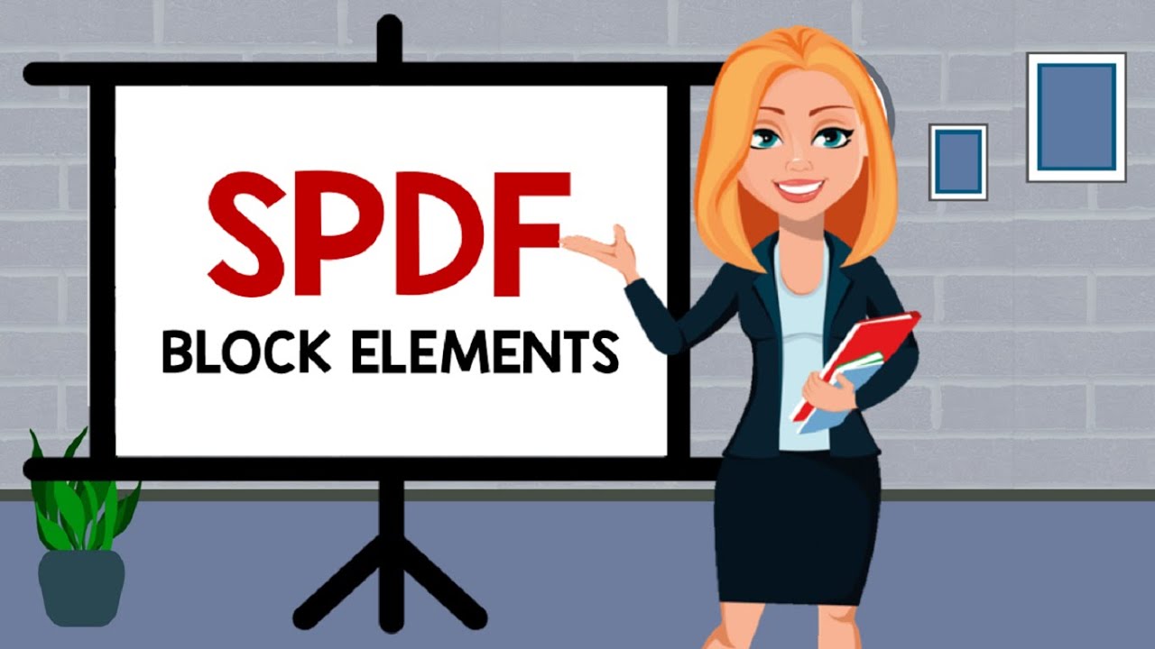 SPDF Block Elements | Chemistry Animation