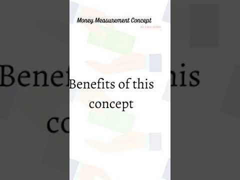 Money Measurement Concept