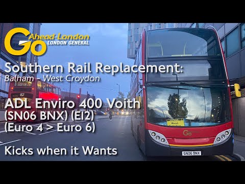 Kicks when it Wants | Southern Rail Rep | SN06 BNX (E12) | ADL Enviro 400 Voith