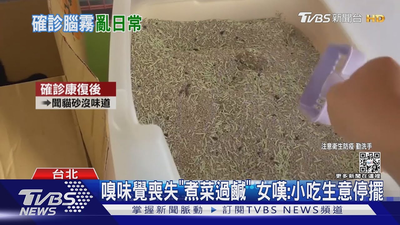康復後慘! 「腦霧」如失憶、「嘸嗅味覺」貓砂不臭