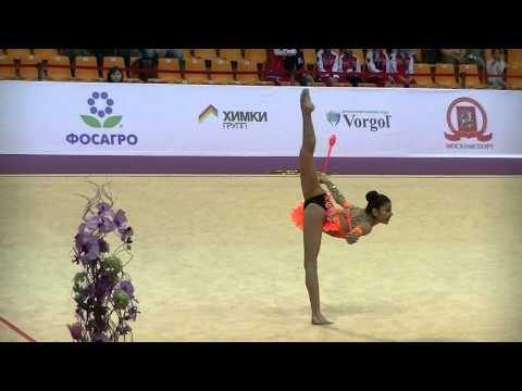 Bayramova Ayshan (AZE) clubs Int Comp Senior Grand Prix Moscow 2015