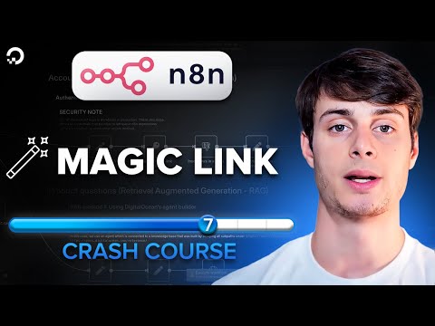 Create n8n magic link tokens for authentication | COMPLETE n8n crash course [Part 7]