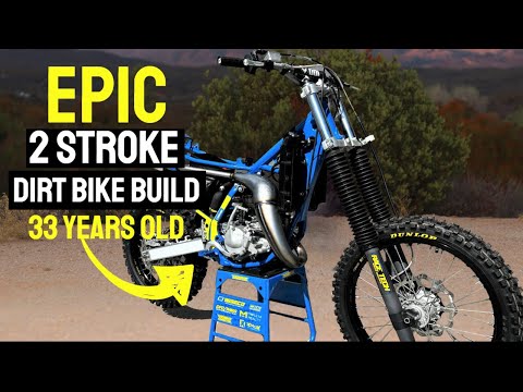 EPIC 2 stroke dirt bike build time lapse - Suzuki RM 125
