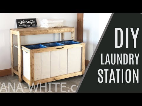 DIY: Space Saving Laundry Station