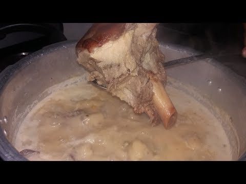 Authentic Jamaican Green Gungo Peas Soup [ part 3 ]
