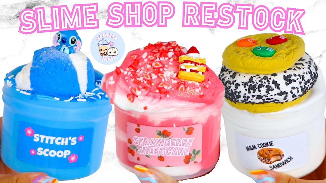 SLIME SHOP RESTOCK! 1,000 SLIMES!! August 5th, 2021