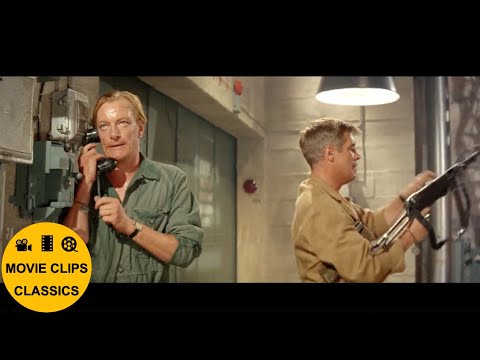 Operation Crossbow (1965) - Curtis and Bradley head for the power house