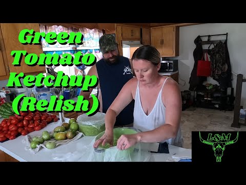 Green Tomato Ketchup (Relish)