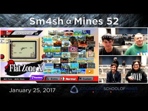 Sm4sh@Mines 52 - Nite$ (Diddy Kong) Vs. LooK|Moonshine (Lucario) - Winners Quarterfinals