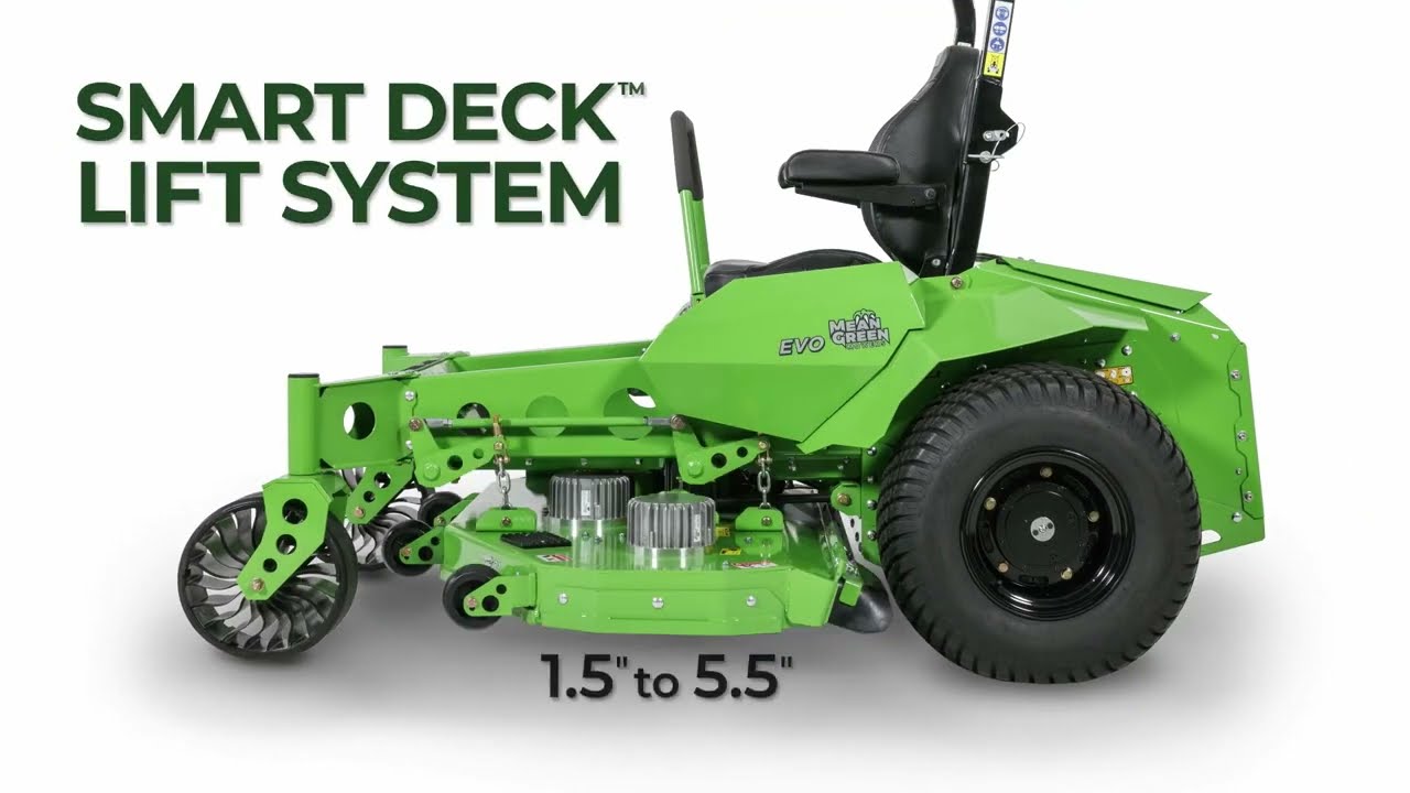 Mean Green EVO elektrická, lokálne otočná kosačka na trávu s nulovým otočením