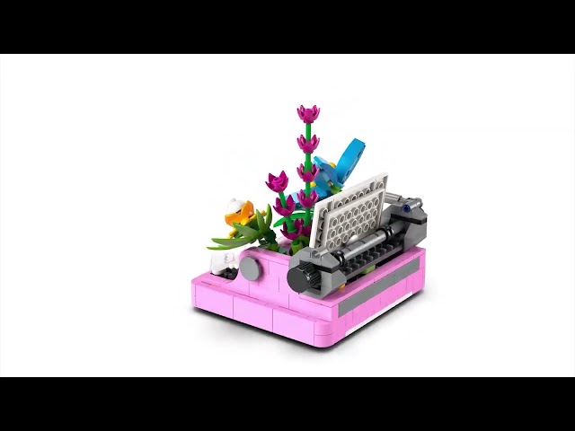 Vídeo relacionado con LEGO Creator 3 en 1 Máquina de Escribir con Flores de Juguete - Transformable en Teclado Musical Keytar o Maceta con Bolígrafo y Cuaderno - Regalo de Cumpleaños para Niñas y Niños de 8+ Años 31169