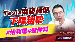 Tesla突破長期下降趨勢 #怡利電#智伸科｜台股攻略｜劉烱德 (圖)