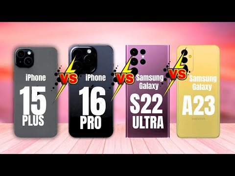Duel Gila iPhone 15 Plus vs iPhone 16 Pro vs Galaxy S22 Ultra vs A23 4G