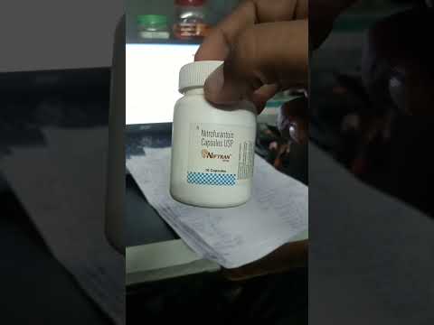 Niftran 100 mg nitrofurantoin capsules