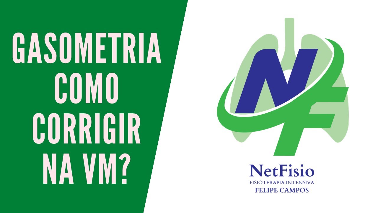 Correção de gasometria arterial (distúrbios respiratórios) na Ventilação Mecânica.