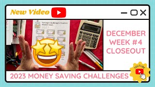 Cash Stuffing Money Saving Challenges for Week #4 of December - TracEy Monster Savings on Etsy