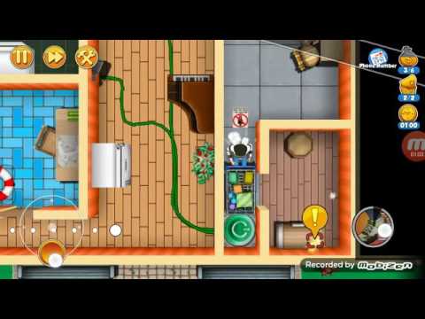 Robbery Bob 2 : Double Trouble  Seagull bay  level 4 Walkthrough