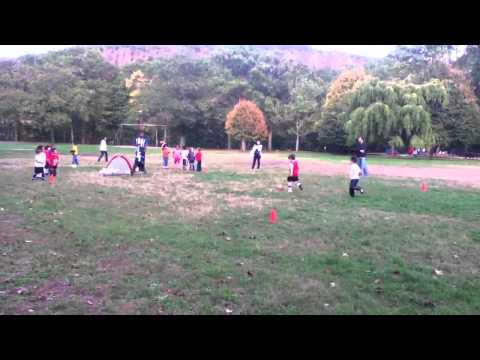 Lucien at football training