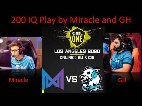 Top IQ Play by Nigma in Dota 2  || Nigma Vs Cyber Legacy ESL One LA 2020