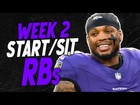 Running Backs You MUST START and SIT in Week 2 (Every Matchup) | 2025 Fantasy Football