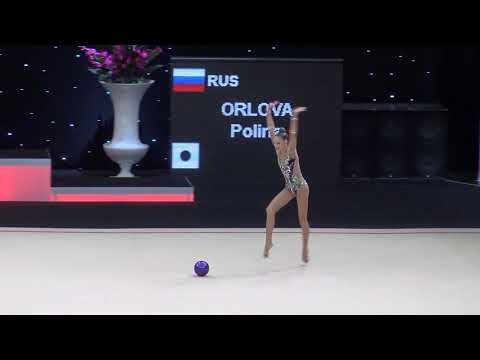 Miss Valentine 2019 Orlova Polina RG FIG Senior Ball Final RUS