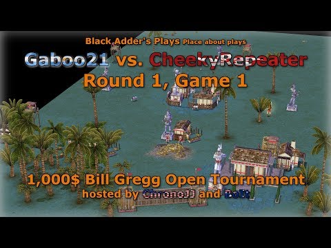 Bill Gregg Open Tournament, R1 - Gaboo21 vs. CheekyRepeater, Game 1 - Age of Mythology: The Titans