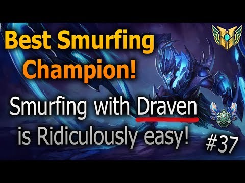 How Ridiculous is Smurfing with DRAVEN? - They couldn´t leave their base!