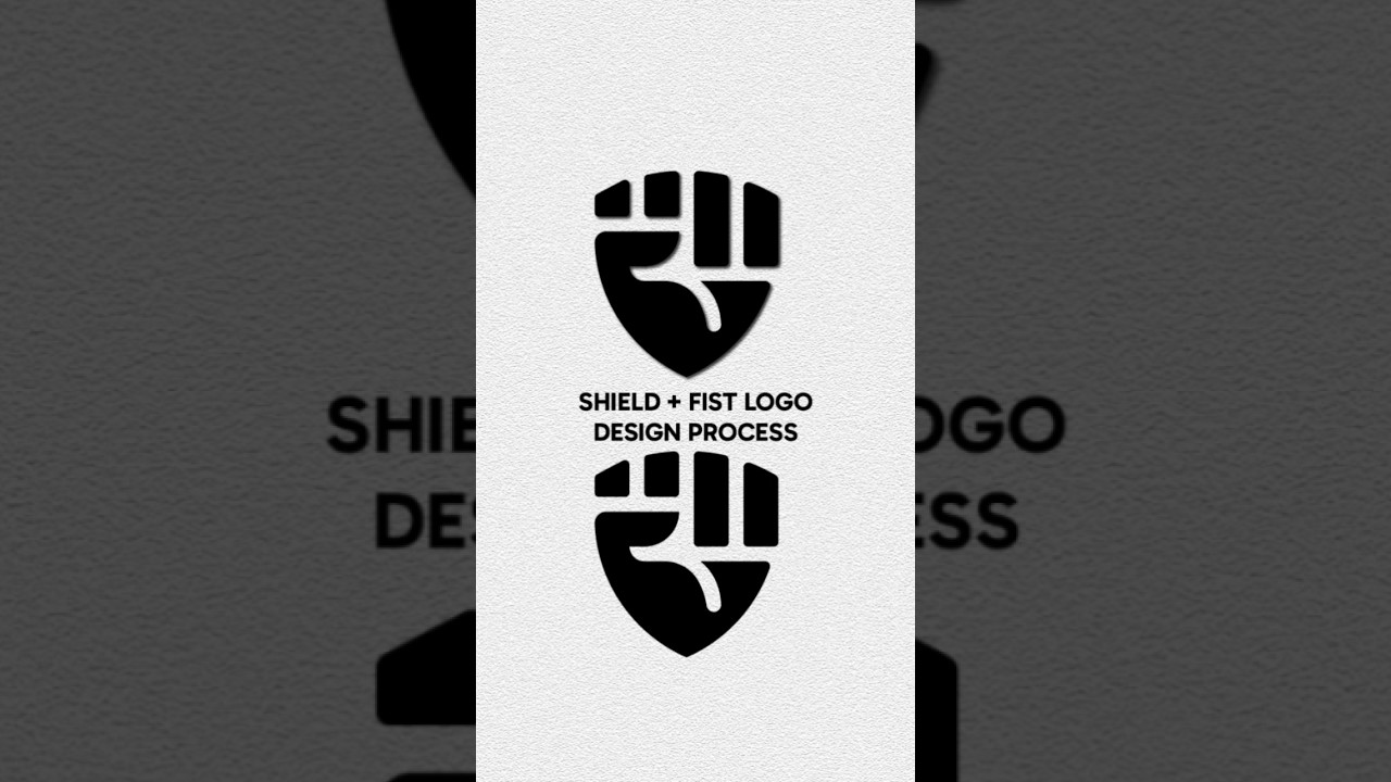 Shield Logo Design | Illustrator Logo Design Tutorial | First + Shield Logo#logo #logodesign