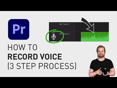 How to record voice directly in Premiere Pro