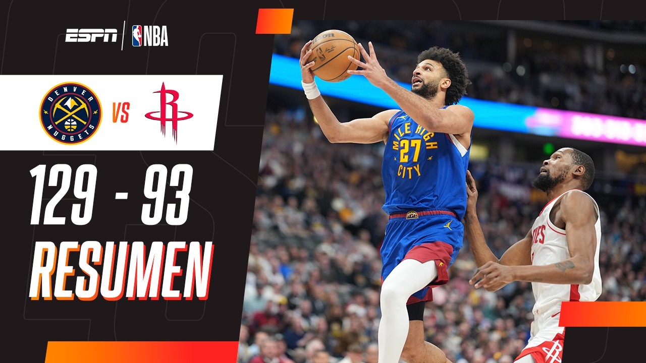 JAMAL MURRAY BRILLÓ CON 30 PUNTOS PARA EL TRIUNFO DE LOS NUGGETS FRENTE A LOS ROCKETS | RESUMEN
