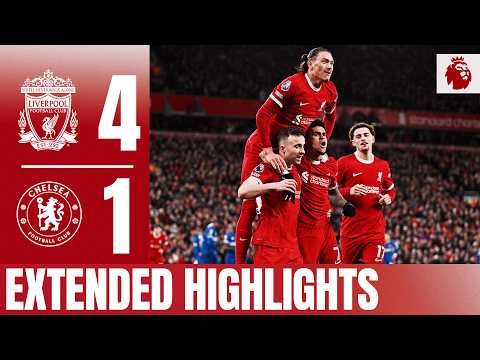 Jota, Bradley, Szoboszlai & Diaz goals! | Liverpool 4-1 Chelsea | Extended Highlights