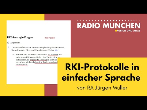 RKI - Protokolle in einfacher Sprache - von Jürgen Müller