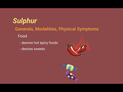 Materia Medica Series #11 Sulphur