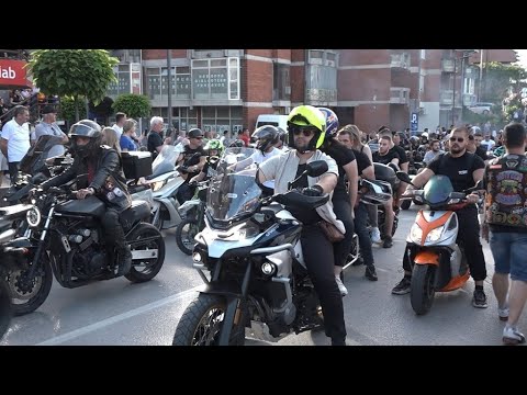15. Bike fest Prnjavor - Defile motora ulicama grada 01.06.2024.