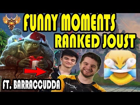 FUNNY AND OP RANKED JOUST MOMENTS FT. BARRACCUDDA- SMITE