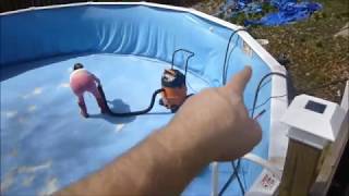 How to DRAIN LAST FEW inches of Water from Pool