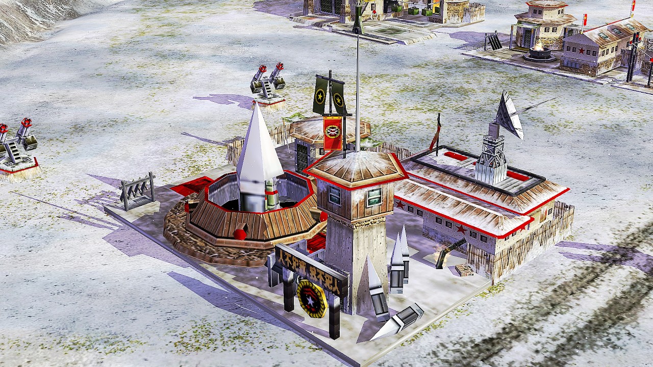 NUKE ARTILLERY vs USA ARMOR - Command & Conquer Generals Rise of The Phantom