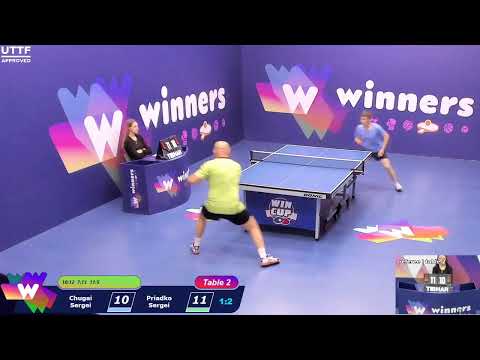 WINners CUP table 2  23.09  Chugai Sergei - Priadko Sergei  20:00